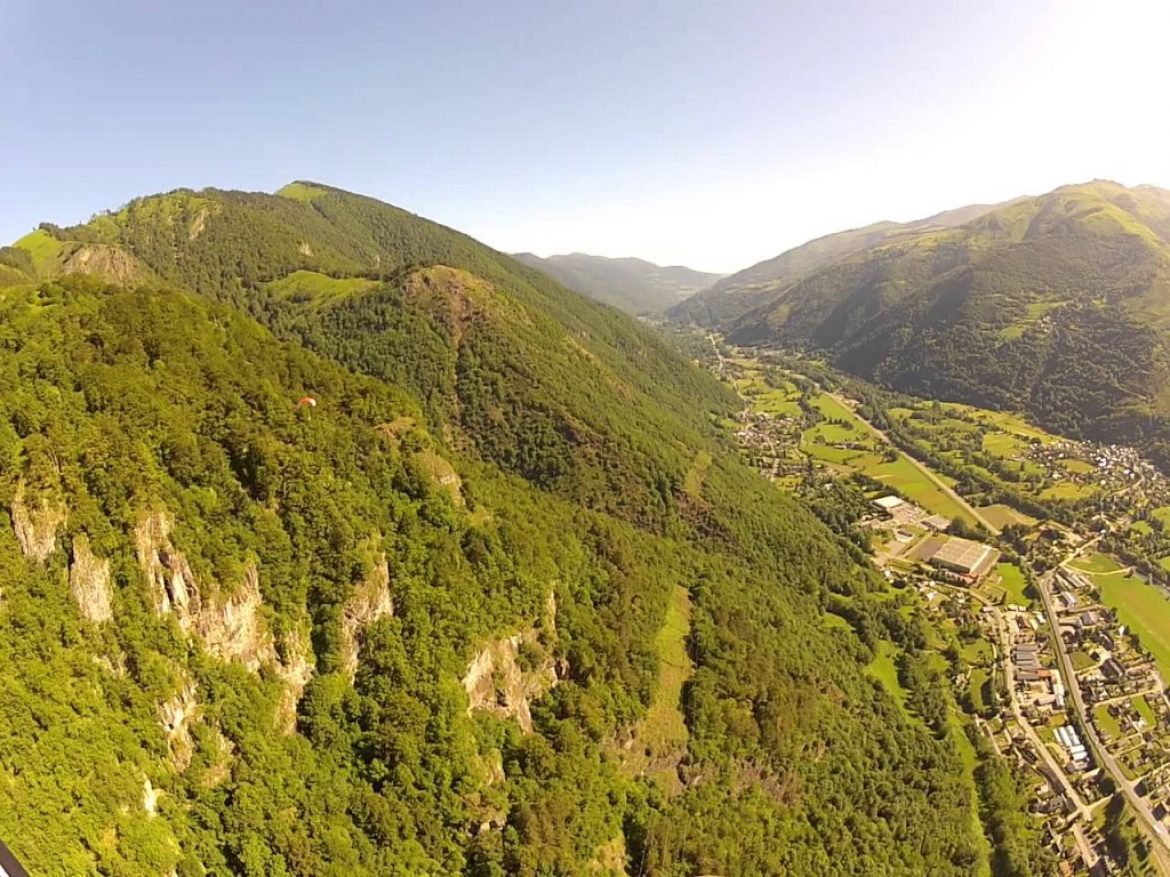 Vol sur le site parapente SuperBagnères – Luchon (31)