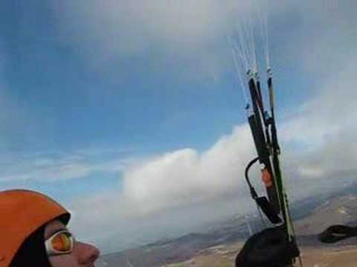 Vol sur le site parapente Tribalj (Croatie)