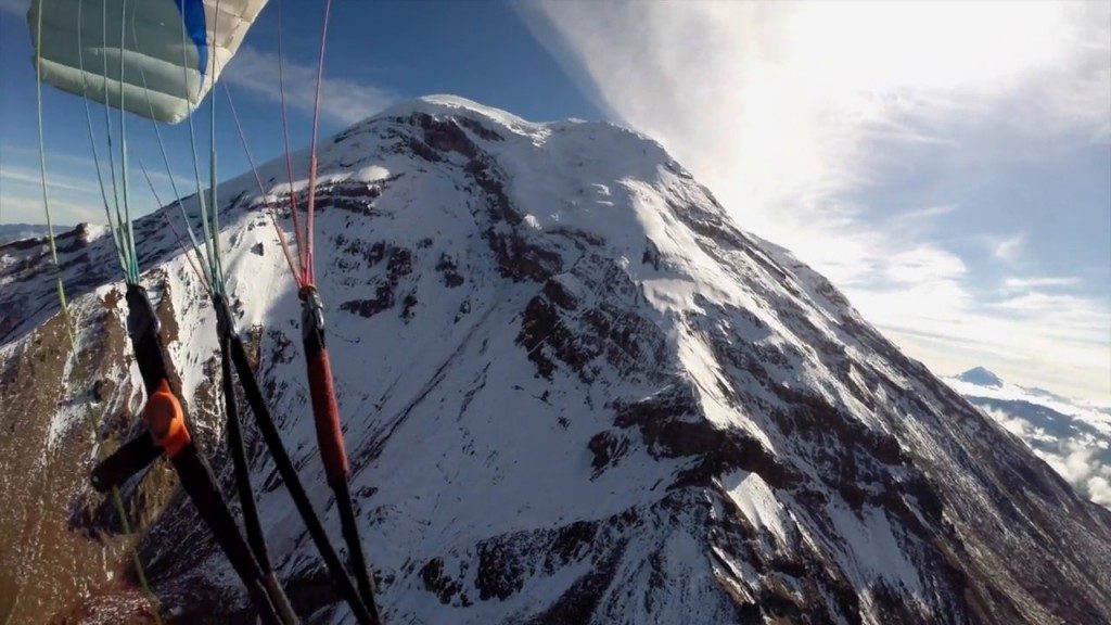 Voler depuis El Chimborazo, le plus haut volcan (6268 m)