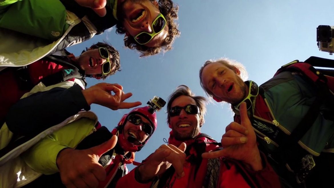 Wingsuit à la Dent du Géant et au Petit Dru (Haute Savoie)